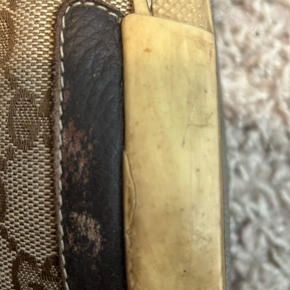 Gucci Posh Dog Women's Brown G G
Monogram High Top Sneakers - Picture 9 of 9